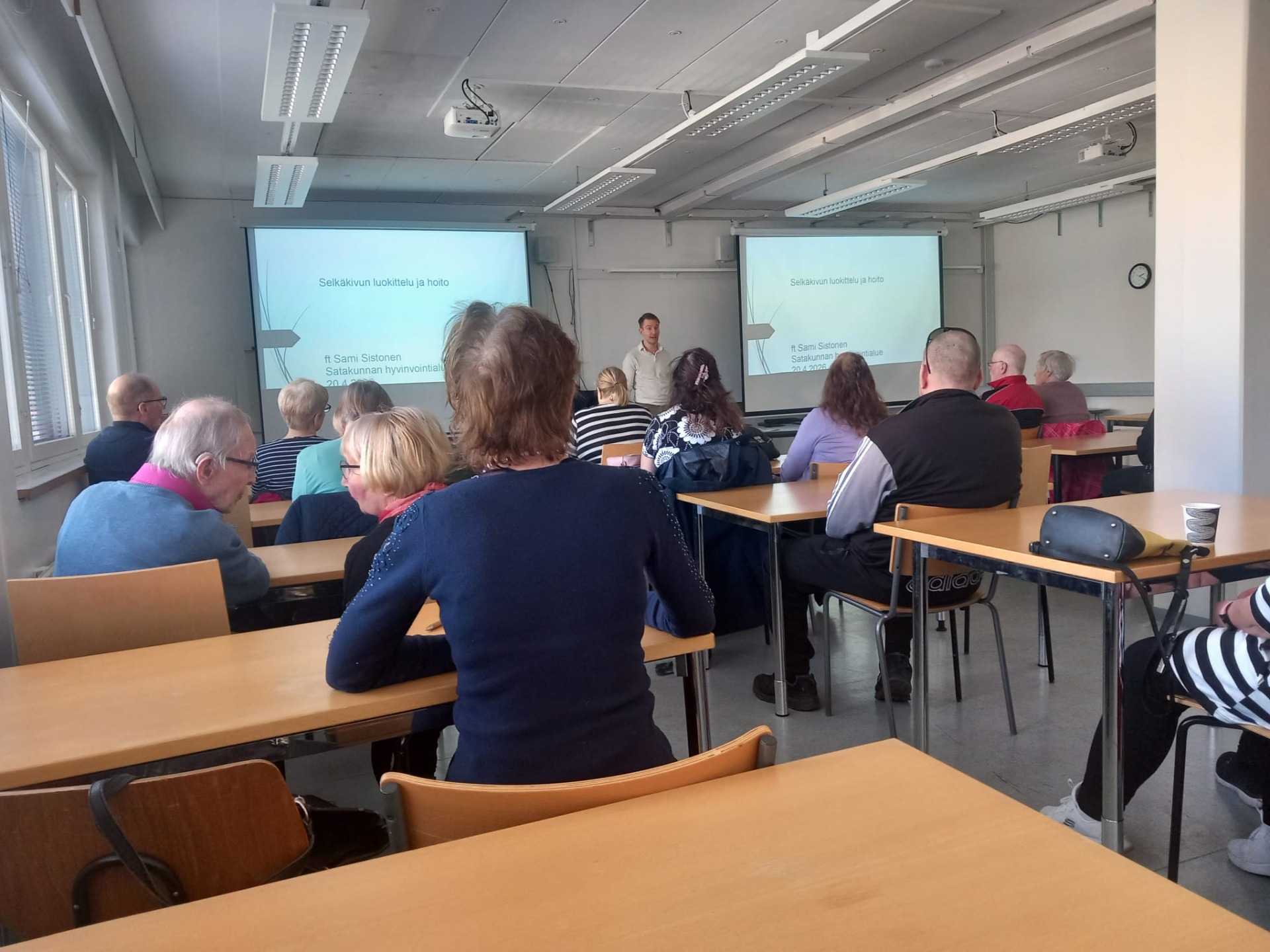 Fysioterapeutti Sami Sistosen luento 20.4.2026